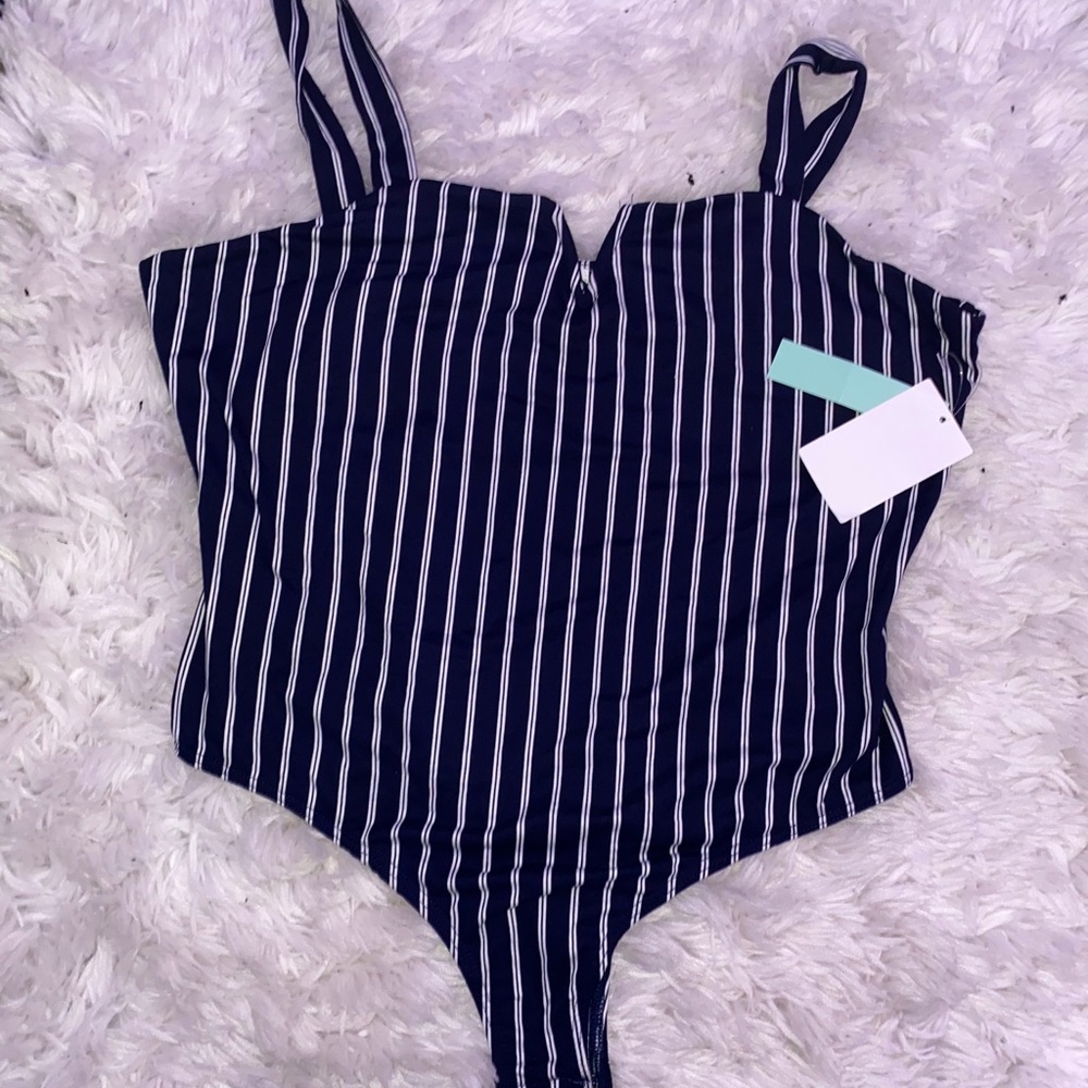 Stripped Bodysuit